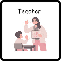 Profession Flashcard - Teacher (4)