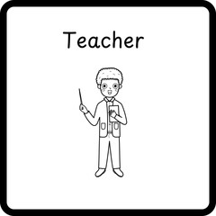 Profession Flashcard - Teacher (2)