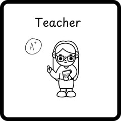 Profession Flashcard - Teacher (4)