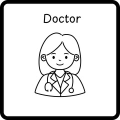 Profession Flashcard - Doctor (3)
