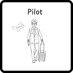 Profession Flashcard - Pilot (2)