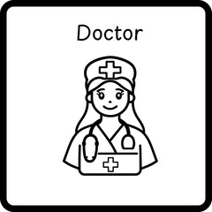 Profession Flashcard - Doctor (2)