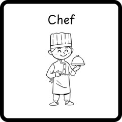 Profession Flashcard - Chef (2)