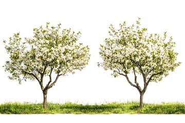Obraz premium Springtime Blossoms in a Pristine Garden