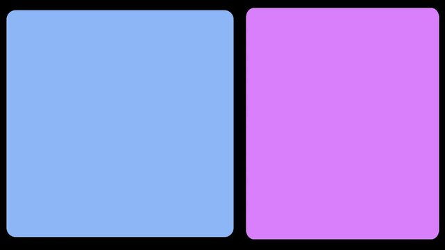 Pack of Three Split Screen Overlays 4K for Creative Video Editing and Dynamic Multi-Frame Visual Effects in Films, Music Videos, Montages, and Professional Projects