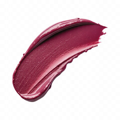 abstract 3d smeared shiny lipstick or paint swatch in different colour style isolated on white background