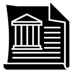 vector illustration of a column