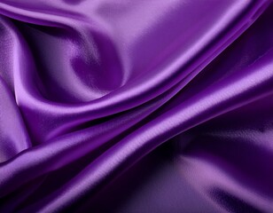 Fototapeta premium purple satin fabric texture background with copy space for design