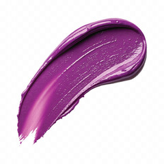 abstract 3d smeared shiny lipstick or paint swatch in different colour style isolated on white background