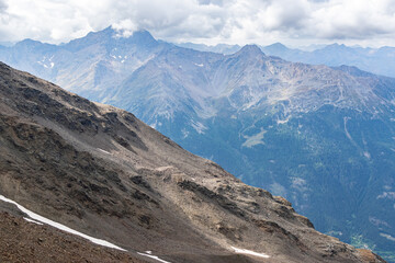 View of the beautiful landscape of Bormio