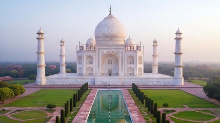 Fototapeta premium 250308_2009_Majestic_Taj_Mahal_at_Sunrise.jpeg
