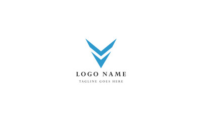corporate vector logo letter V design