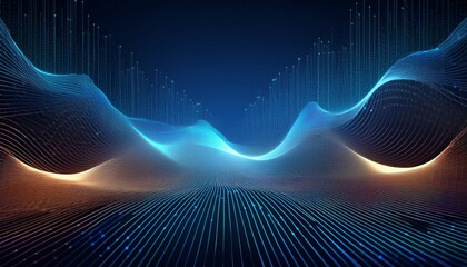 abstract digital background can be used for technological processes neural networks and ai digital storages sound and graphic forms science education etc