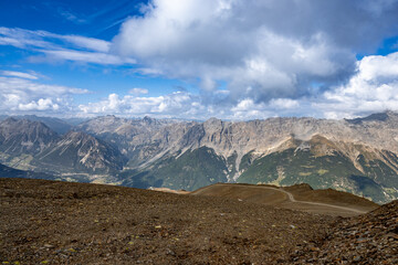 View of the beautiful landscape of Bormio