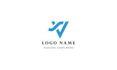 corporate vector logo letter V design