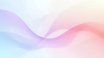 Fototapeta premium Fading pastel gradient creating a serene soft white background