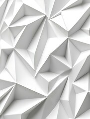 Obraz premium A modern, minimalistic white background with geometric lines and shapes, incorporating sharp edges and smooth curves in a contemporary layout.