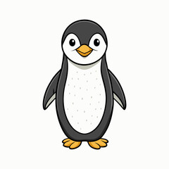 penguin on a white background