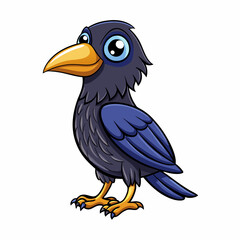 common raven on a branch