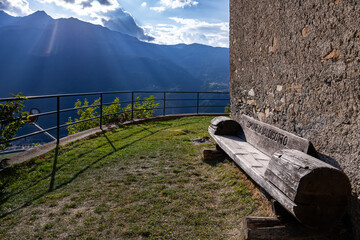 View of the beautiful landscape of Bormio