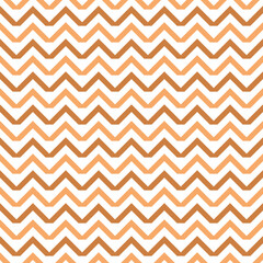 Seamless Chevron Pattern in Orange and White