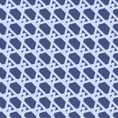 Seamless abstract Geometric Blue Pattern Design