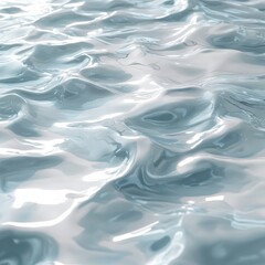 Abstract liquid surface texture, light blue and white