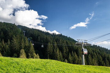 View of the beautiful landscape of Bormio