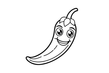 vector illustration of cartoon banana