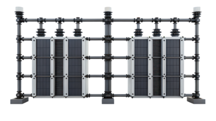 Advanced energy storage system with solar panels and smart grid technology