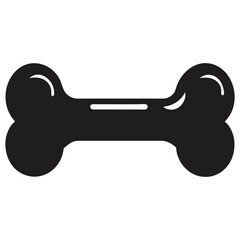 dog bone icon vector illustrations