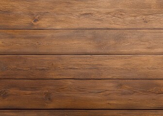 Fototapeta premium A close-up view of textured wooden planks, showcasing a warm brown color and natural grain patterns.