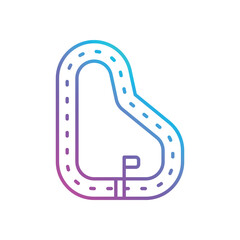 raceway Vector icon