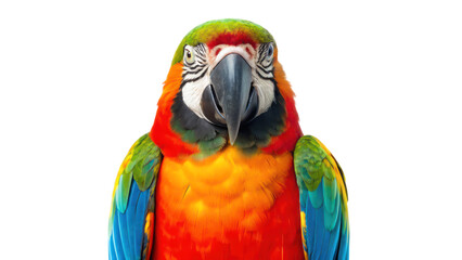 parrot with multicolored feathers, showcasing its exotic beauty and vibrant plumage