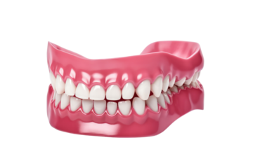 teeth isolated on white background