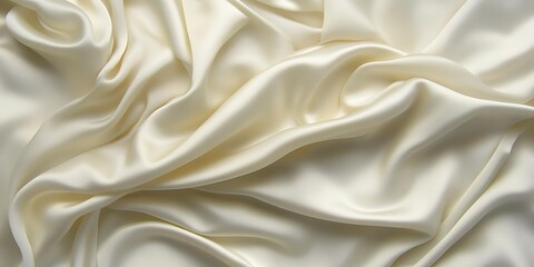 Obraz premium Creamy silk fabric texture, soft folds