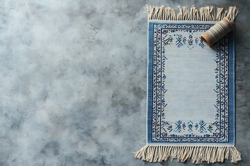 Elegant Prayer Rug with Intricate Design