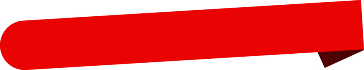 Red ribbons. Vintage. A simple of ribbons. Vector graphics