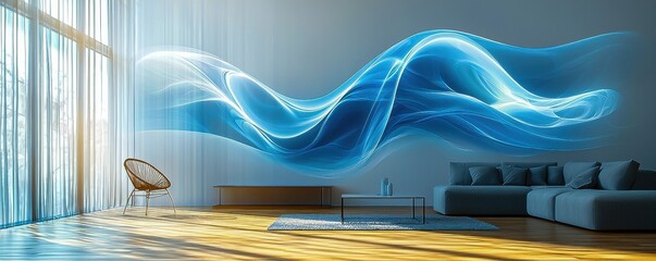 Dramatic Interior Design: Enhance Your Living Space with a Stunning Floating Table Centerpiece