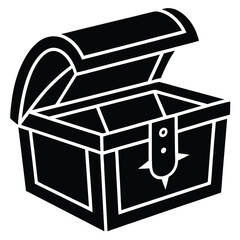 treasure chest vector illustration