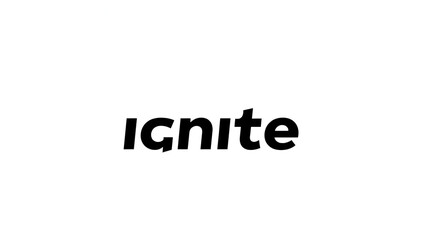 ignite logo vector modern clean simple design with white background