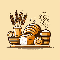 bread and wheat
