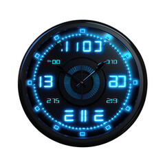 A futuristic clock