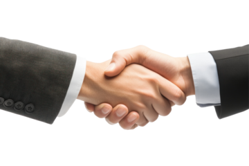 corporate businessman shaking hands