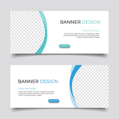 Modern business banner abstract design. Clean simple creative background vector template design