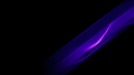 Abstract Light Serenade: A vibrant stream of purple light dances gracefully against a backdrop of obsidian, creating a captivating visual symphony of color and form. 