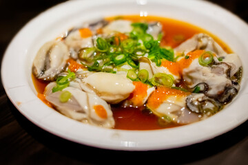 生牡蠣_ポン酢ともみじおろし