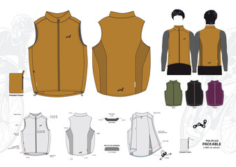 CYCLING VEST Equipped With DESCRIPTION And Color Combo
