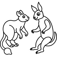 Fototapeta premium bunny and rabbit