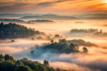 A hazy, atmospheric gradient with ultra-soft diffusion, giving the effect of a minimal, tranquil fog rolling over a landscape